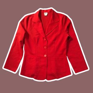 Comfort USA Orange Red Blazer Size L